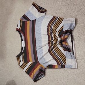 Striped Crop Top